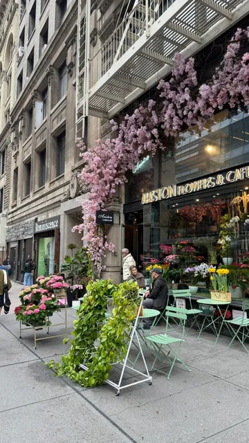 Heading to a Springtime Café 🌸