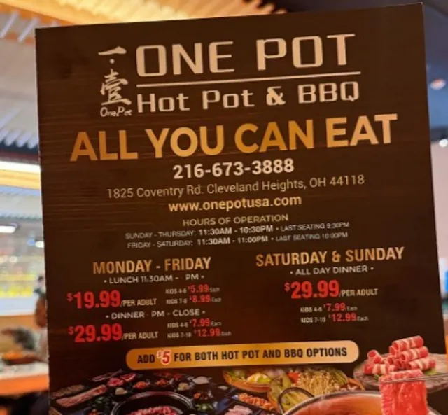 🍲 One Pot - Hot Pot & BBQ | Cleveland Heights