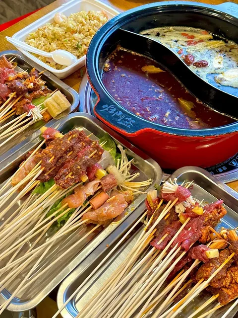 🔥 NYC Skewer Hot Pot Is Insane⁉️ Two Big Handfuls of Meat for ~$20+