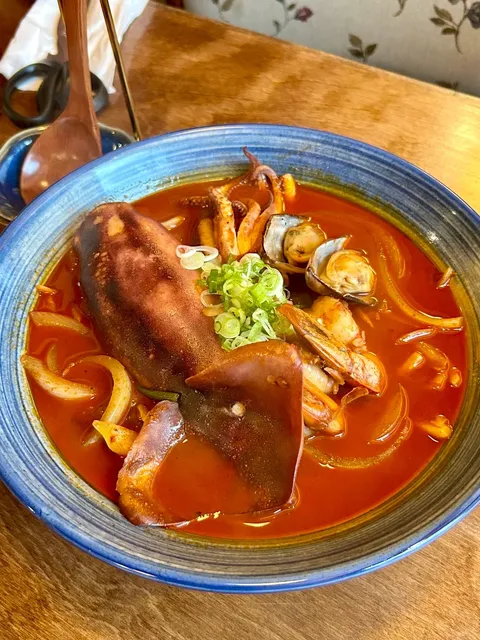  The Legendary XL Squid Korean Seafood Noodles Have Arrived!  😍🍜  