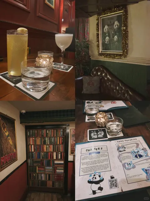 🌟 Must-Visit in Edinburgh! A Global Top 30 Hidden-Door Bar 📚🍸