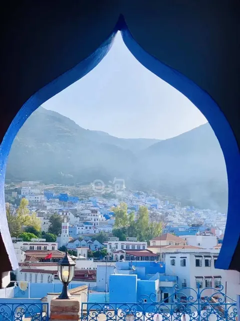 💙🌀 Lost in Blue: A Chefchaouen City Walk Dream! 🇲🇦✨