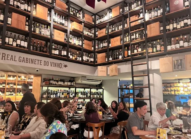 A packed Portuguese restaurant in Rio de Janeiro, Brazil