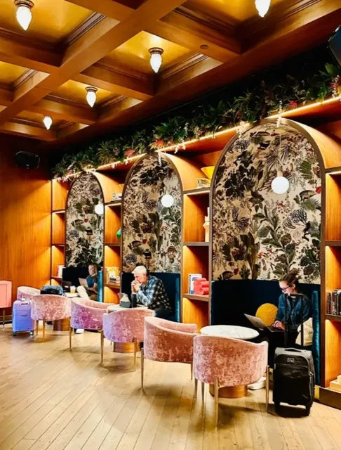 Dallas' Stunning Coffee Shop: Funny Library at Virgin Hotels