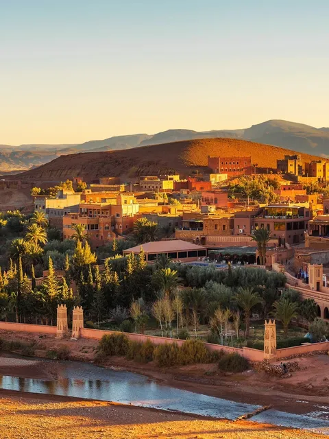When Orange Light Spills Over the Clay Walls 🍊 Morocco's Sunset City 