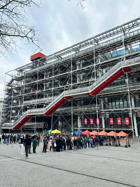 Visited the Pompidou Centre in Paris for free just one day 🎉