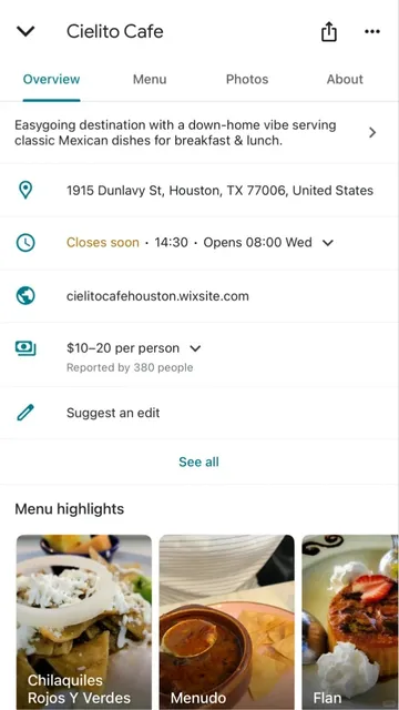 Houston | Cielito Cafe: A Charming Neighborhood Brunch Spot Near Rice