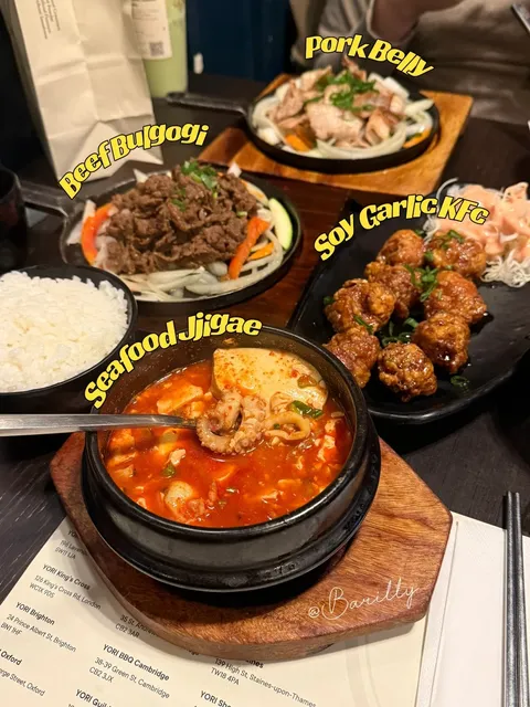 It’s time to warm up with a cozy bowl of seafood tofu soup rice 🍚