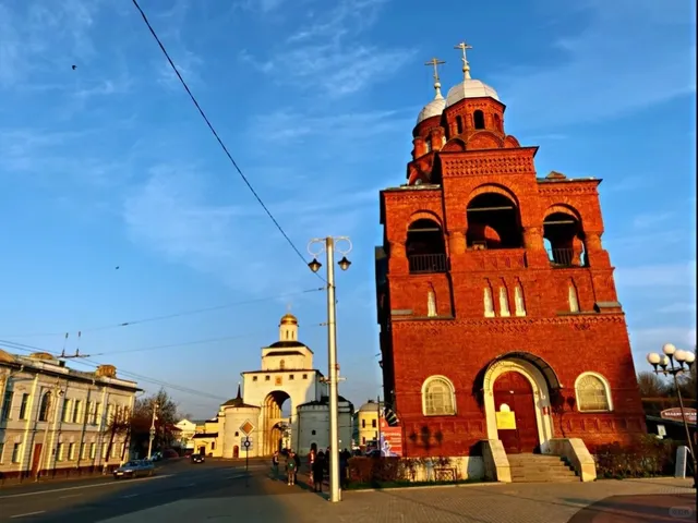  World Heritage Golden Gate Under the Sunset Glow 🌇Vladimir