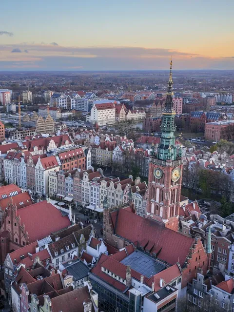 🌆 Breathtaking Views from Gdańsk's St. Mary's Basilica 🌆