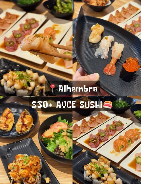😍 Affordable AYCE Sushi in Alhambra for Just $30+ 🍣