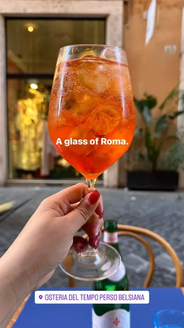 Rome's popular local restaurant, Tempo Perso Belsiana 🍽️.