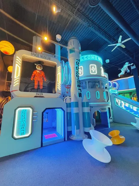 Toronto's New Space-Themed Indoor Playground: Space Center Playground