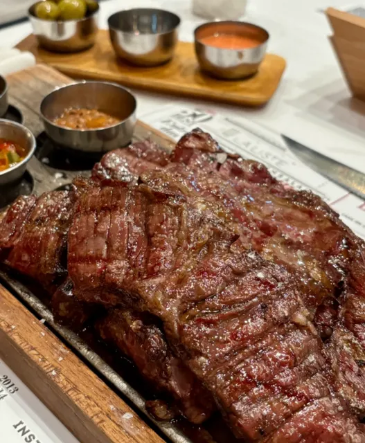 Buy one get three free ❗ The steak in Malaga, Spain is huge