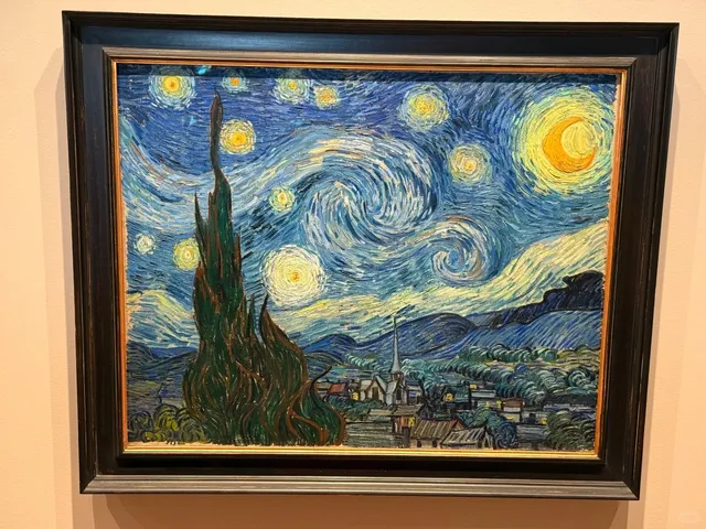 🌌Finally Met Van Gogh's Starry Night! 🌟📸