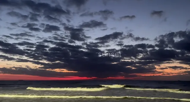 Alone at Virginia Beach, waiting for a sunrise that never showed.