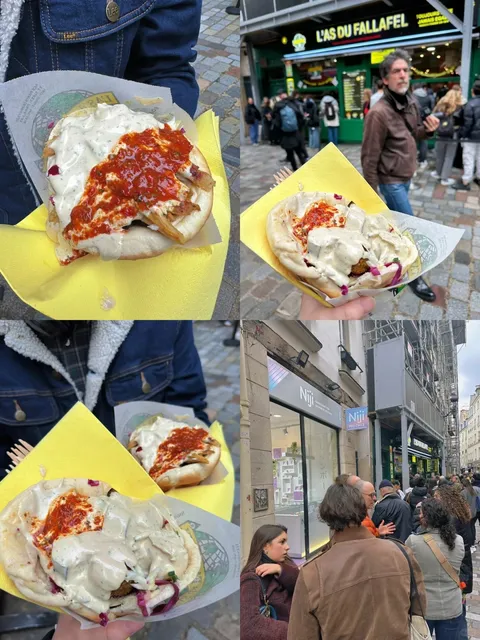 🔥🌮 Finally, I tasted the most popular Falafel in the Marais district