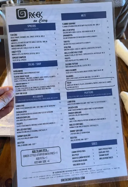 Greek on Cary | A Taste of the Aegean in Richmond's Heart