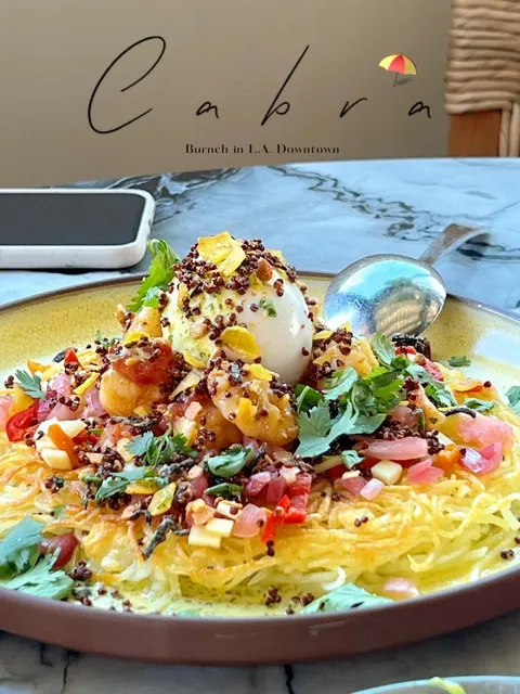 LA Brunch 🌷 | Rooftop Dining at Cabra – A Taste of Peru 🥂