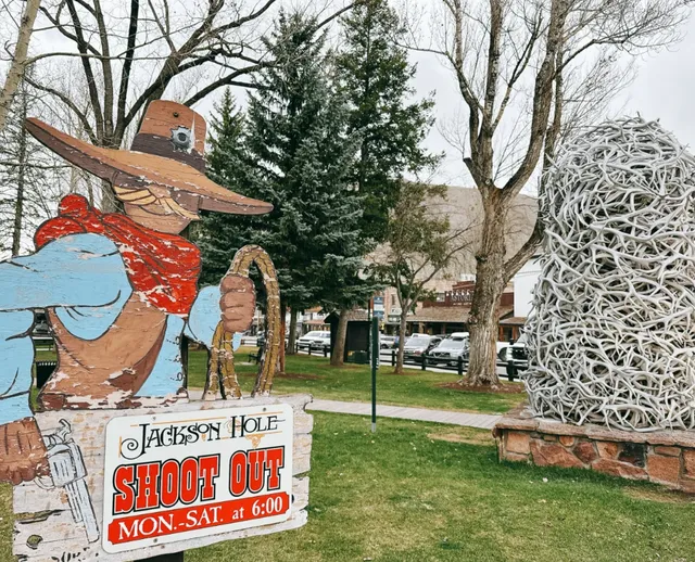 The Antler Arches in Antler Park - A Landmark of Jackson Town