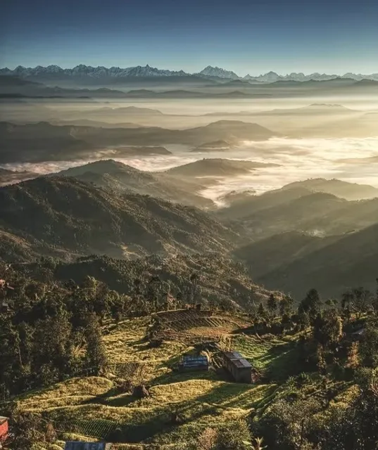 Nagarkot must be a viewing platform belonging to the gods 🏔