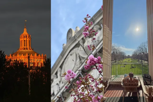 Starting from Rush Rhees Library