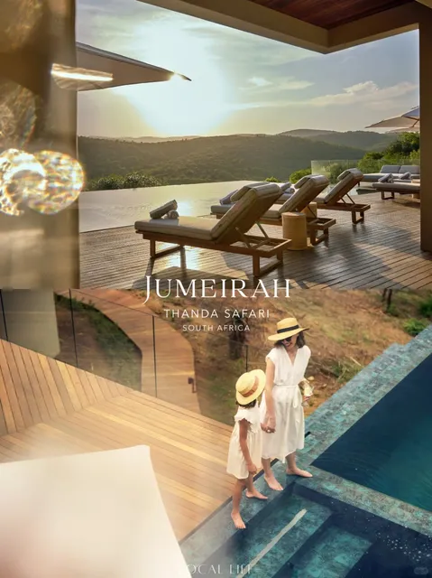 I've checked into a hidden paradise in South Africa.