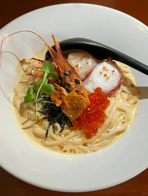 Trying Uni Noodles in Seattle