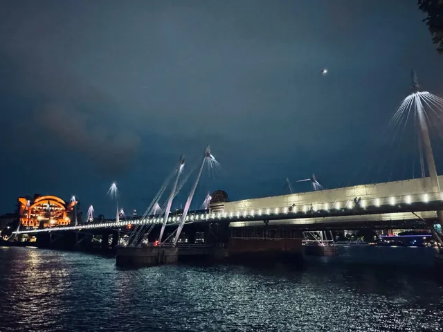 🇬🇧 London | Jubilee Walkway Along the Thames South Bank 🌉✨