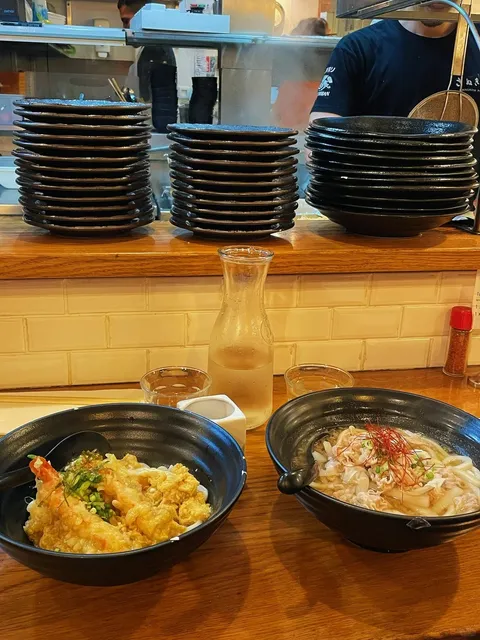Finally got to taste the super authentic handmade   Udon noodles 🍜