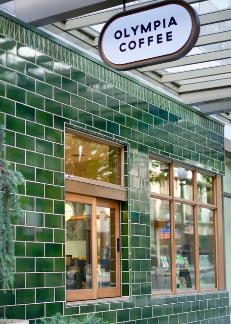 Seattle Cafe Review ☕️｜Olympia Coffee  An Aesthetically Beautiful Cafe