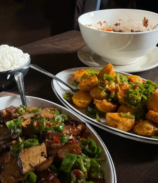 I had the best dried bean curd in Xiang's private restaurant