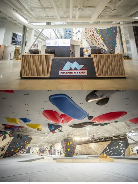 Momentum Fort Union Climbing Gym in Salt Lake City, USA 🧗♂️✨  