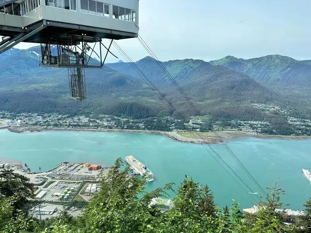 Taking the Tram to the Mountaintop in Juneau for Breathtaking Views