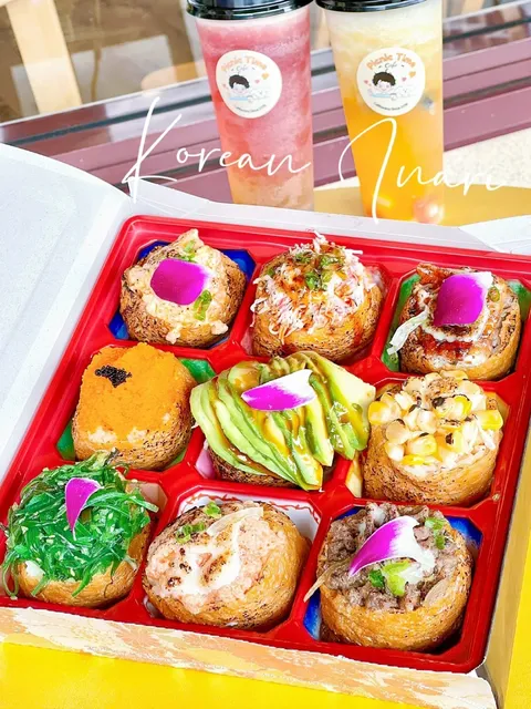 🤩 Check Out My Lunch Box Today 🍱 Giant Inari Sushi! 🍣