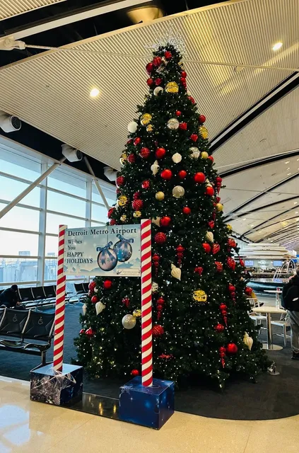 ✈️ Layover in Detroit – Delta Sky Club & a Christmas Surprise