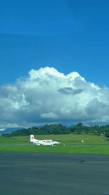 ☁️ Fiji Skies: Flying into the World's Easternmost Capital! 🇫🇯✈️