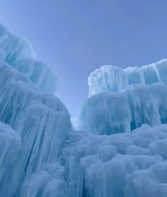 ❄️ Long Lake Ice Castle | A Winter Wonderland in Minnesota