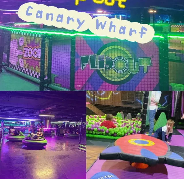 🌟 A Great Place to Take Your Kids in London - Flip Out Canary Wharf 