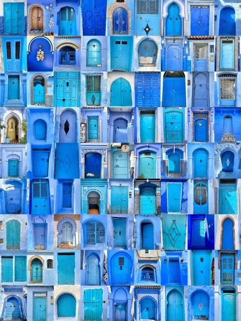 💙Chefchaouen’s Blue Magic: Where Heaven Spilled Its Palette🌄
