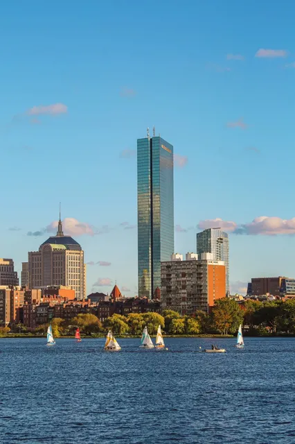 🌊 Autumn Stroll Along Boston's Azure Charles River 🍂