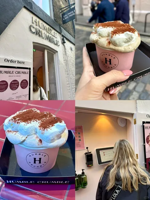 London's Pink Dessert Haven | Soft and Sweet Fruit Crumble 🍰