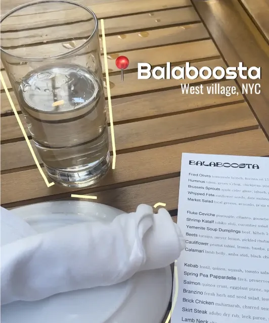🏙️ Balaboosta, West Village NYC 🌃