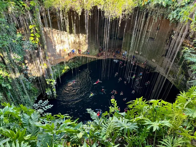 🌌💦 Cenote Ik Kil: Maya Nobility’s Bathtub (and Your 3-Meter Dive) 