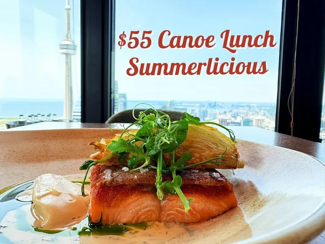 🚁 Canoe Summerlicious | Dining Above Toronto's Financial District