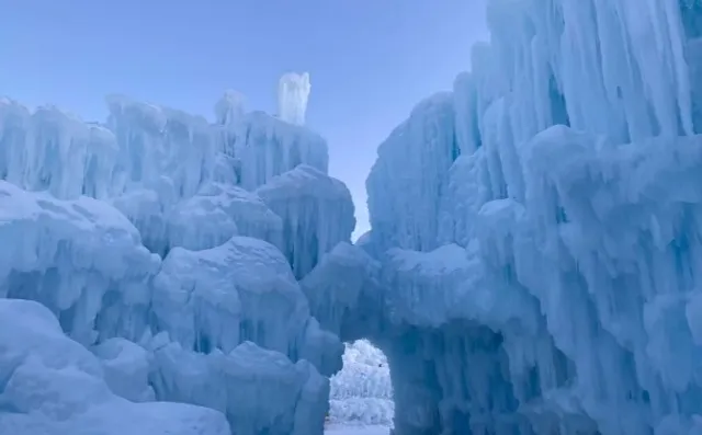 ❄️ The Great Ice Fortress | A Winter Wonderland at Long Lake