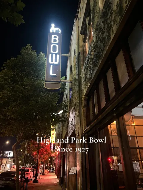 LA Nightlife 🍸｜Hidden Gem Vintage Bowling Alley 🎳 + Bar  