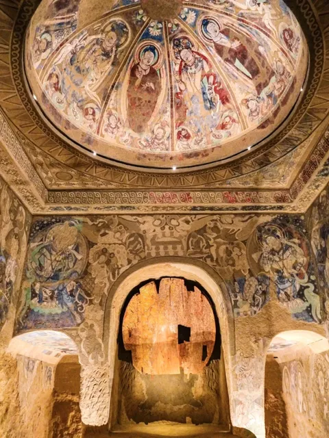 The only photographable cave from Xinjiang’s Kizil Grottoes 😅