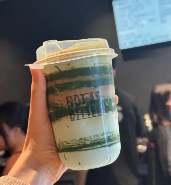 New York ☕ will always be tempted by a rich pistachio latte💓