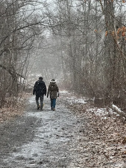 Winter in Boston | Snowy Hiking at Middlesex Fells ❄️